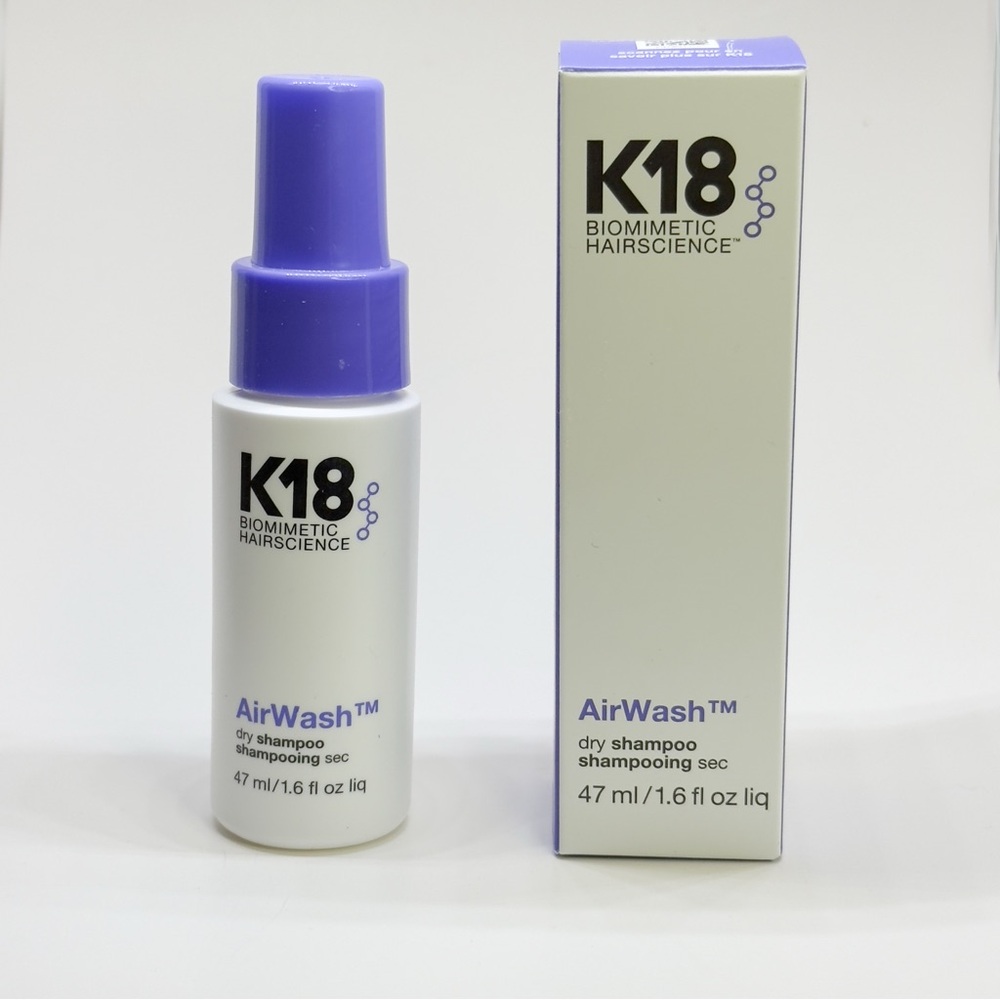 K18 AirWash Dry Shampoo Mini | Oil Control Weightless Clean Hair Care - Picture 2 of 2